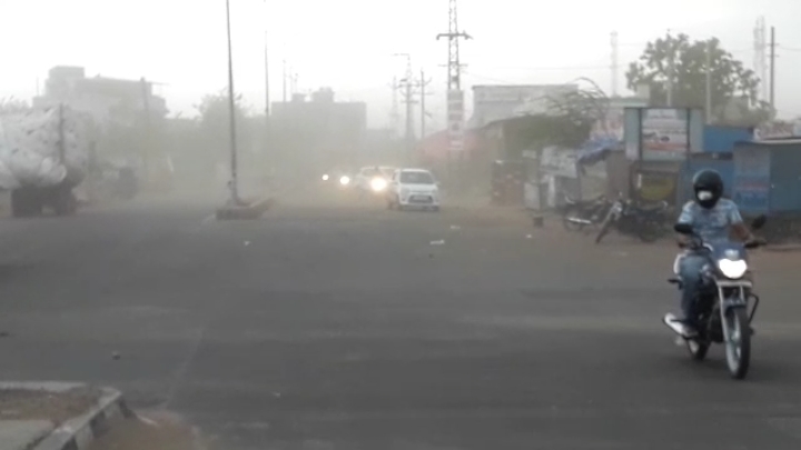 राजस्थान का मौसम, Strong winds in kota