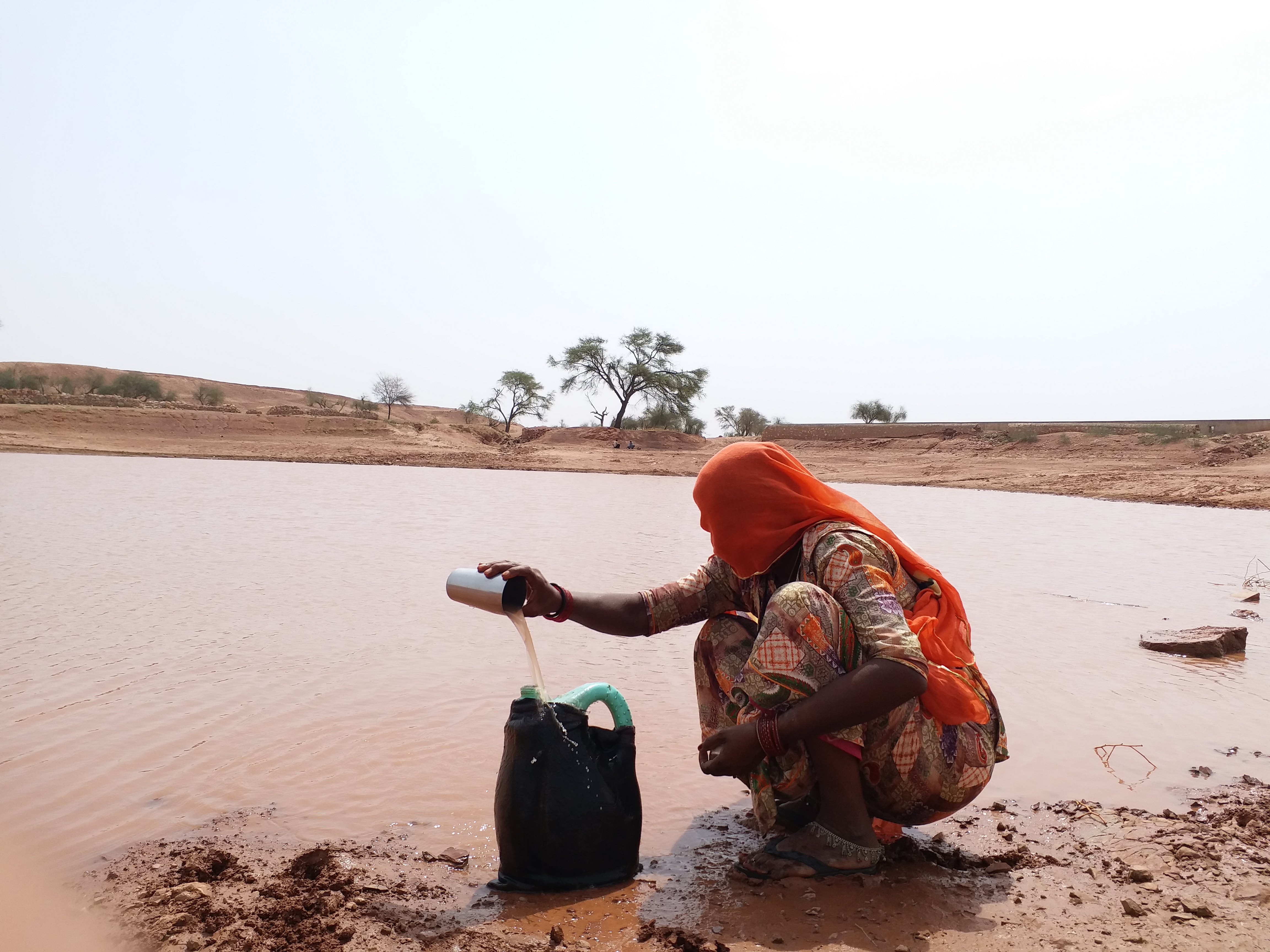 Forced to drink muddy water