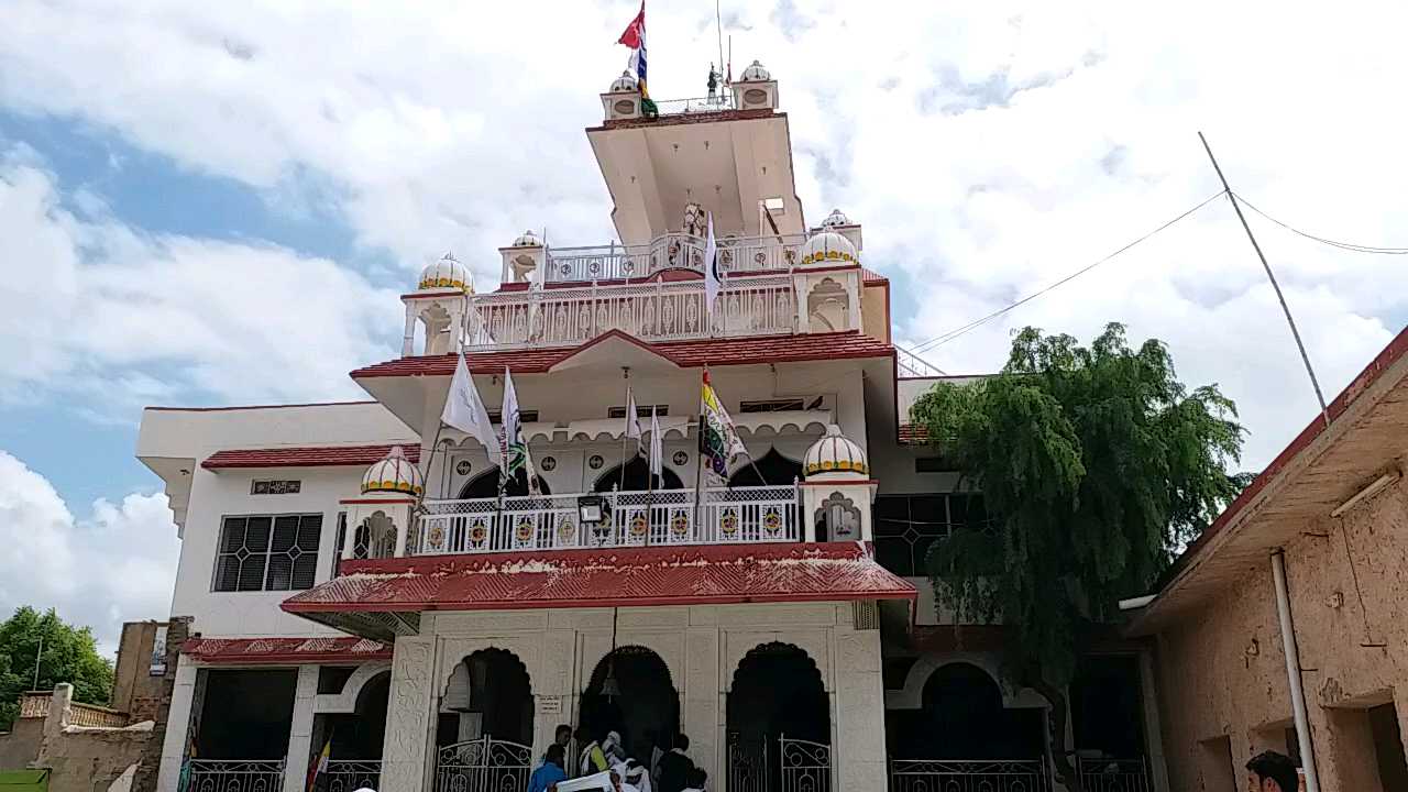 Teja Dashmi 2020,  Veer Tejaji temple,  Tejaji temple in Kharnal of Nagaur