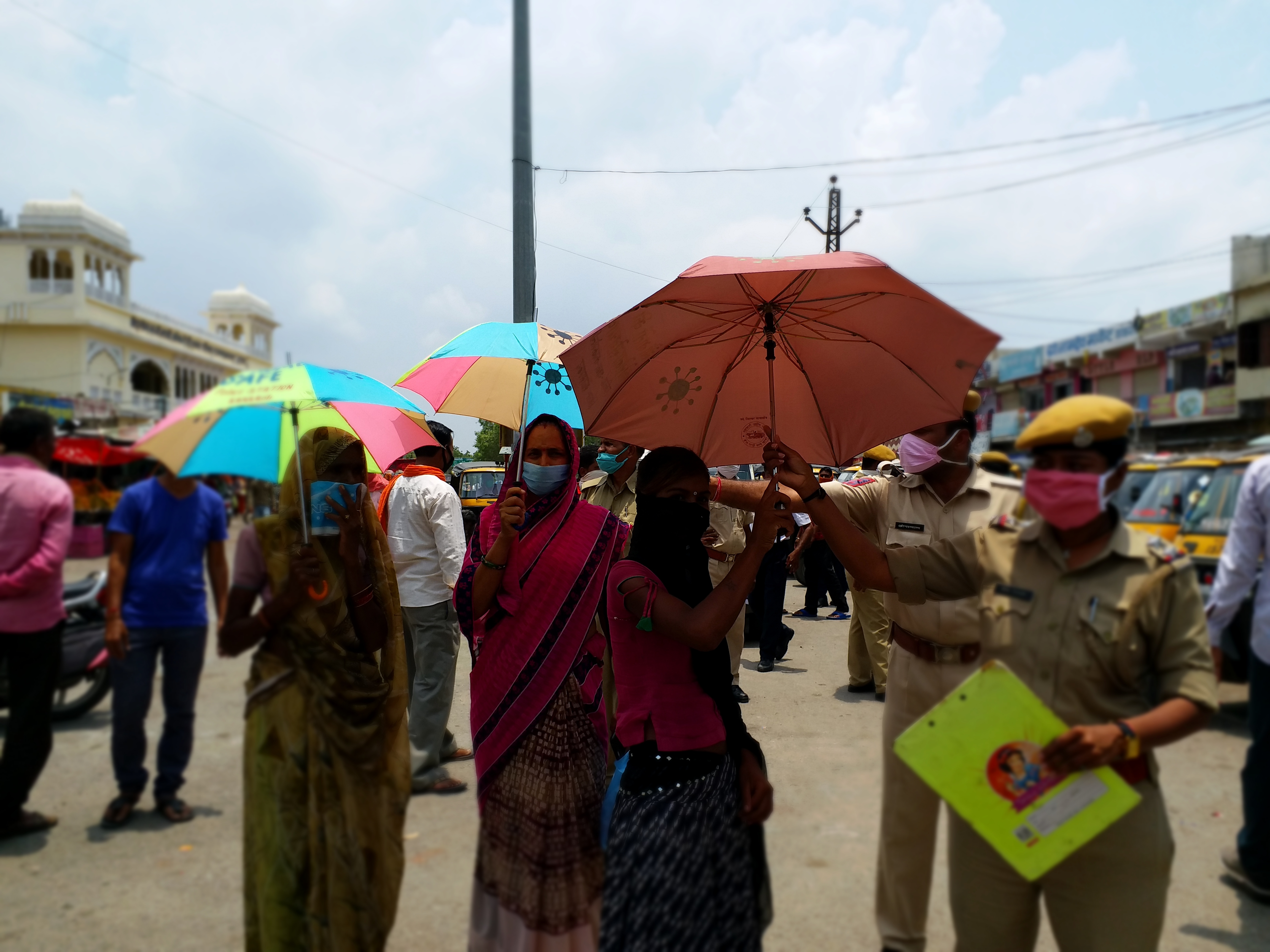 rajsamand news, umbrella rally, corona infection