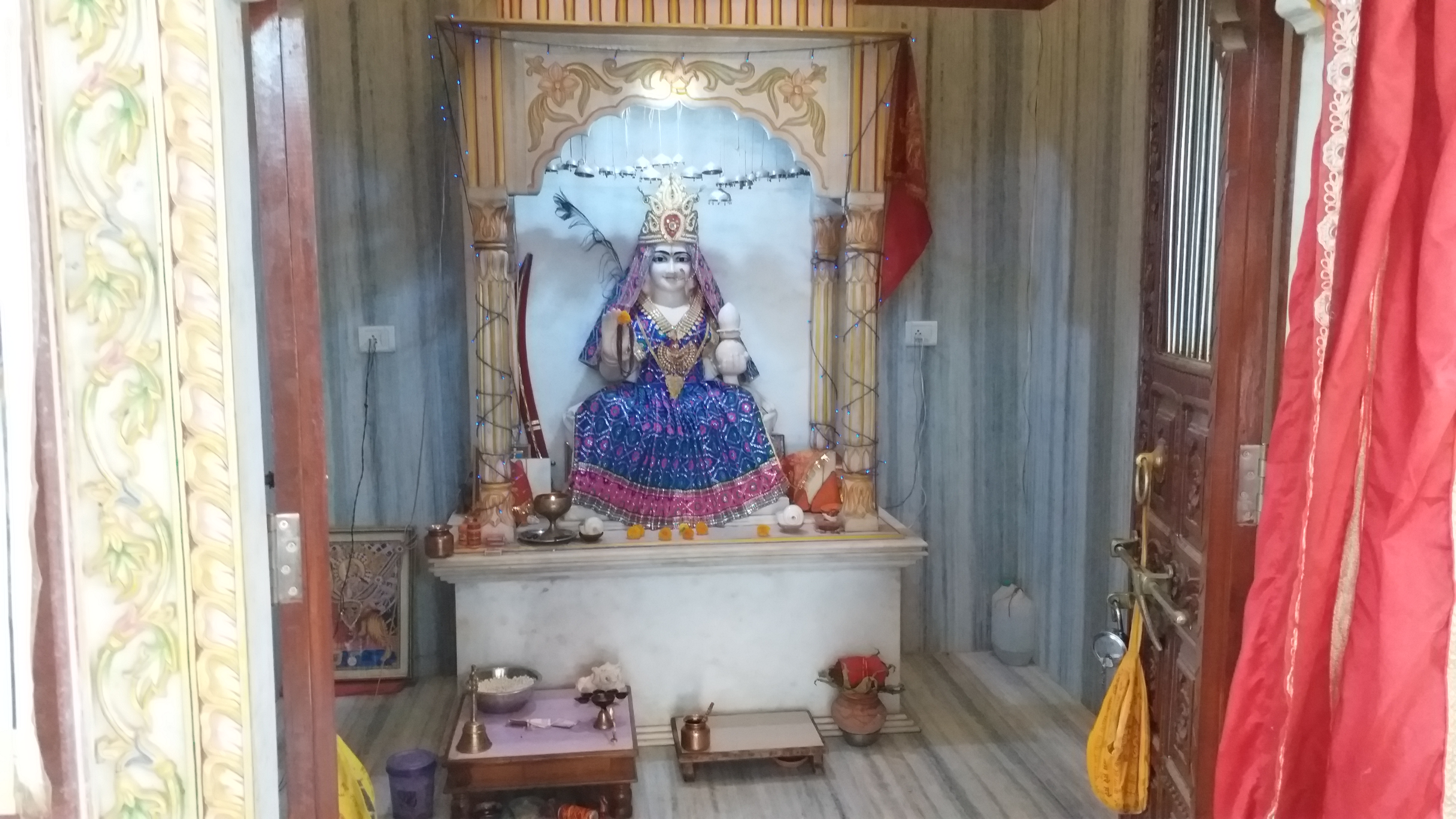 Temple in the cemetery at Sikar,  Temple in cemetery