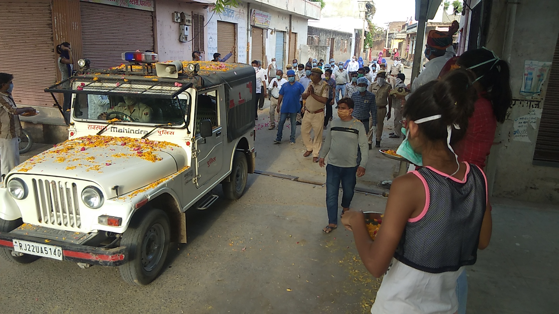 पाली मारवाड़ जंक्शन न्यूज, पाली न्यूज, pali marwar news, pali news, flag march in pali, पाली में फ्लैग मार्च