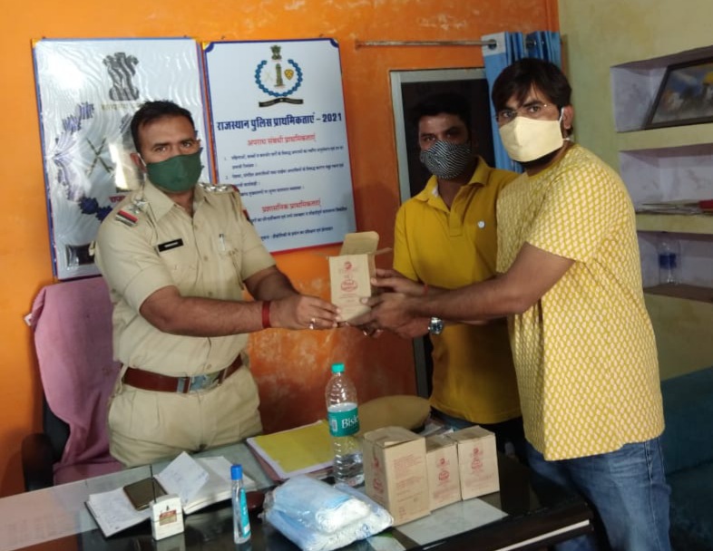 कोटा हिंदी न्यूज, Masks distributed in Tonk