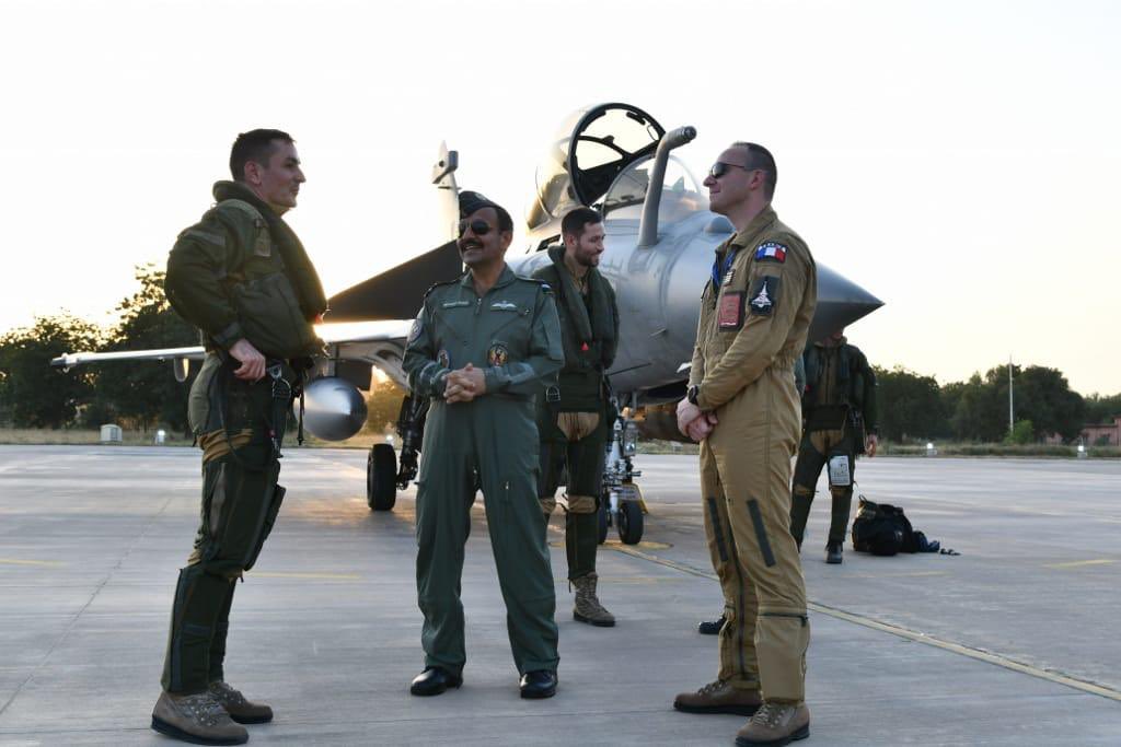 India and France air force started joint exercise