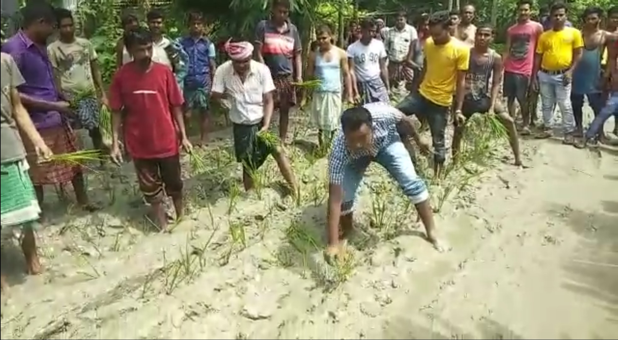 Road Protest at North Abhayapuri