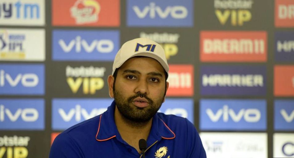 Rohit Sharma at the post match press conference.