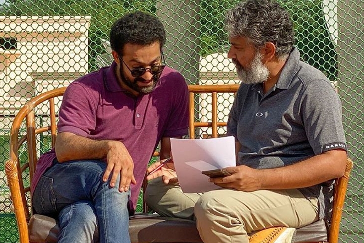 one year completed for the shoot of rajamouli #RRR began