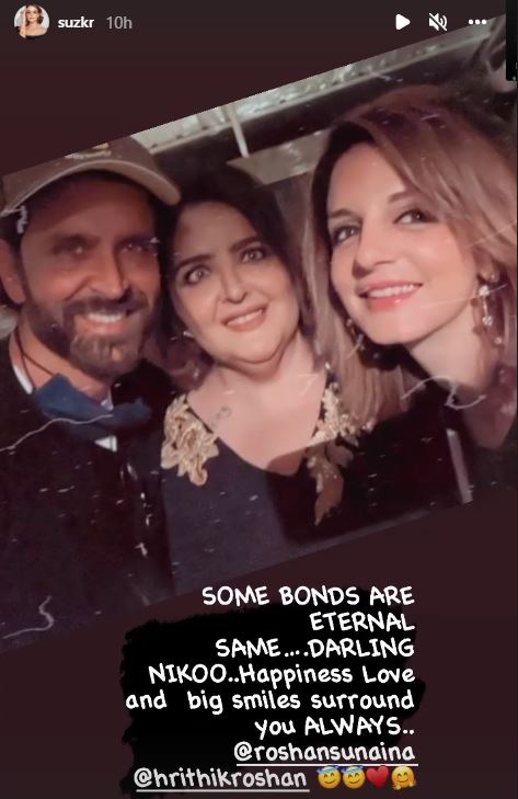 Sussanne Khan parties with Hrithik Roshan, calls their bond 'eternal'