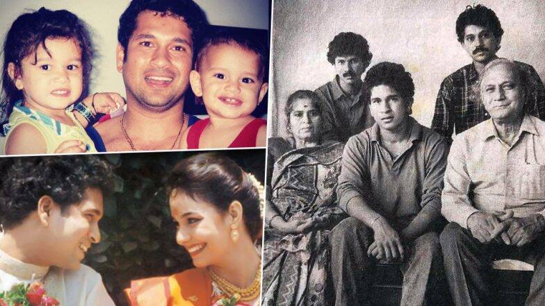 Sachin Tendulkar and his family