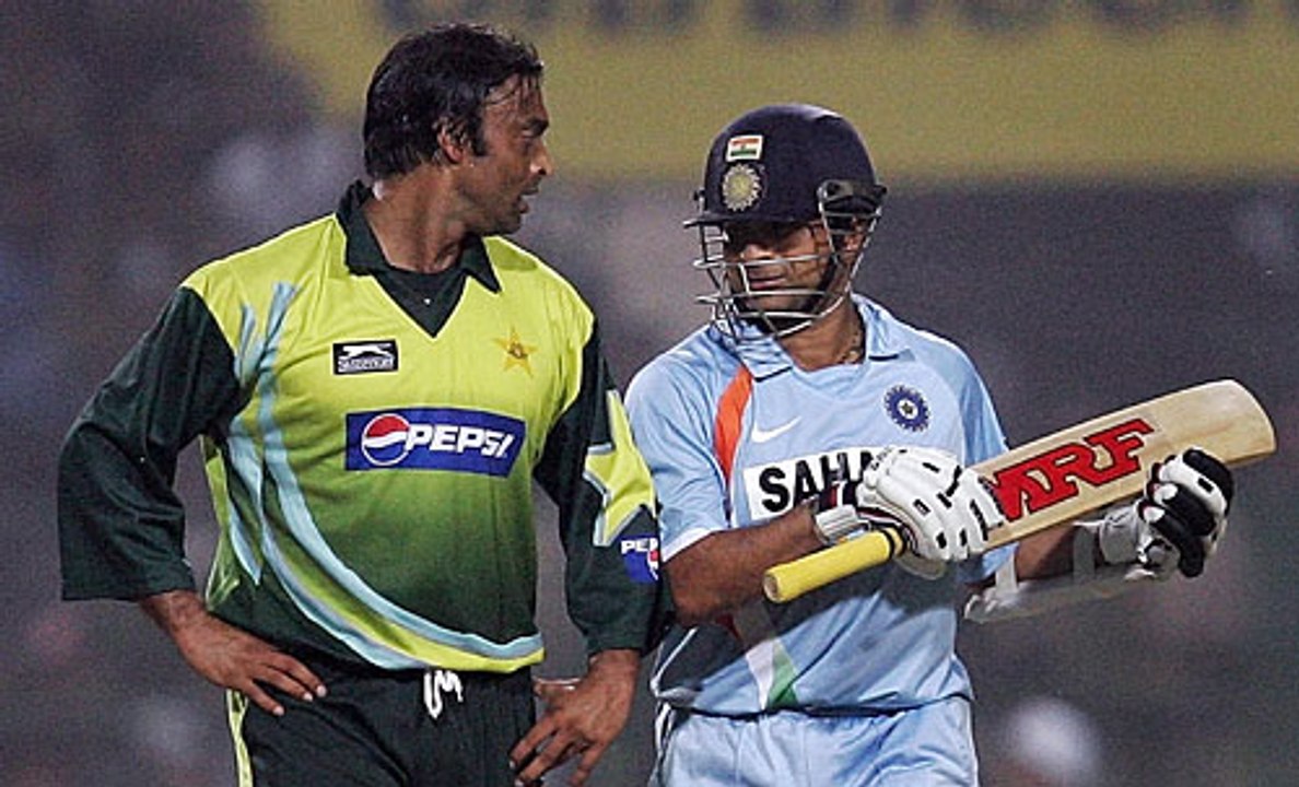 sachin and Former Pakistan speedster Shoaib Akhtar