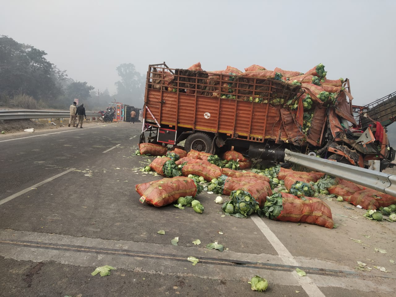 बहराइच में सड़क हादसा.