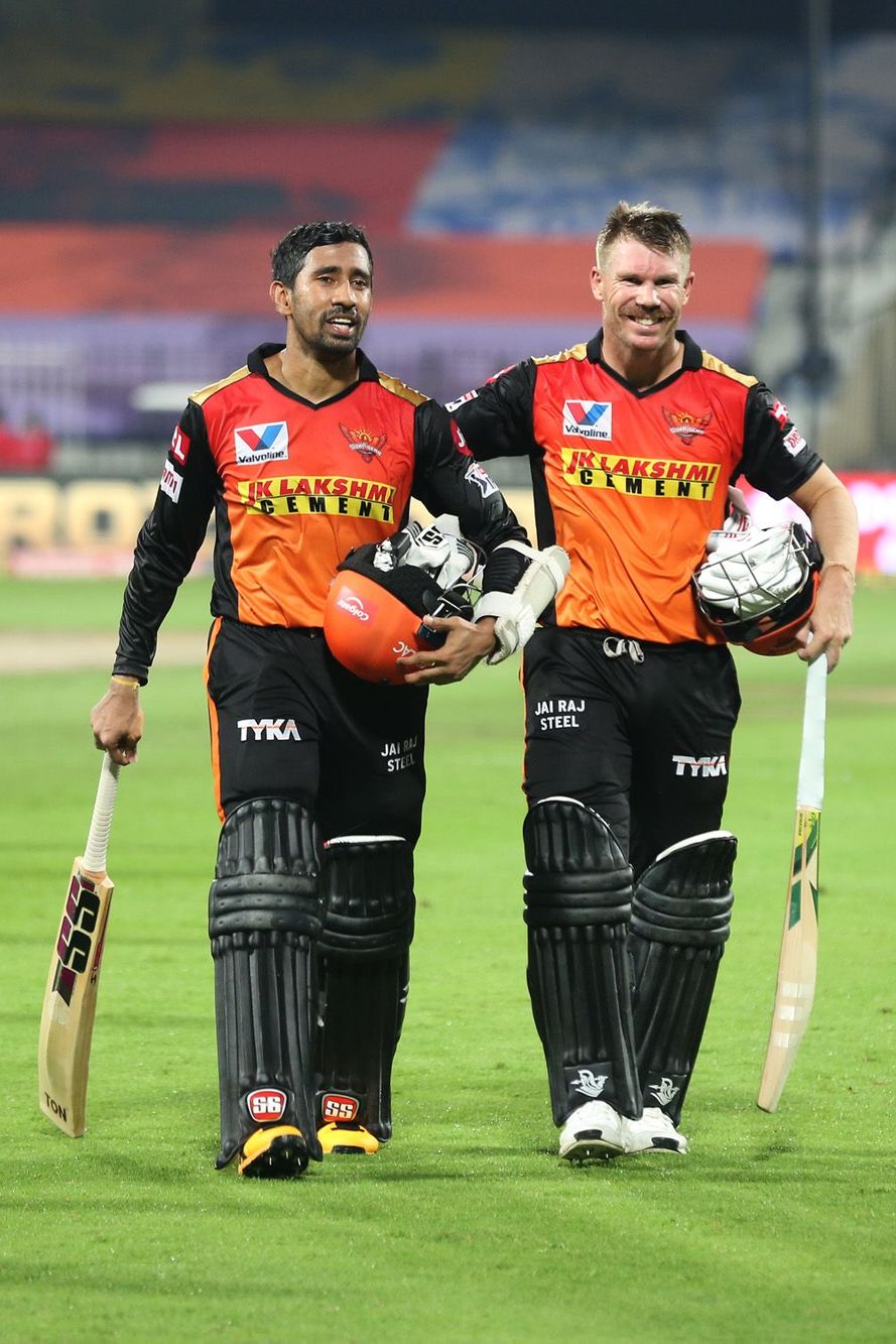 Wriddhiman Saha and David Warner built 151 runs opening wicket partnership to beat Mumbai Indians by 10 wickets.