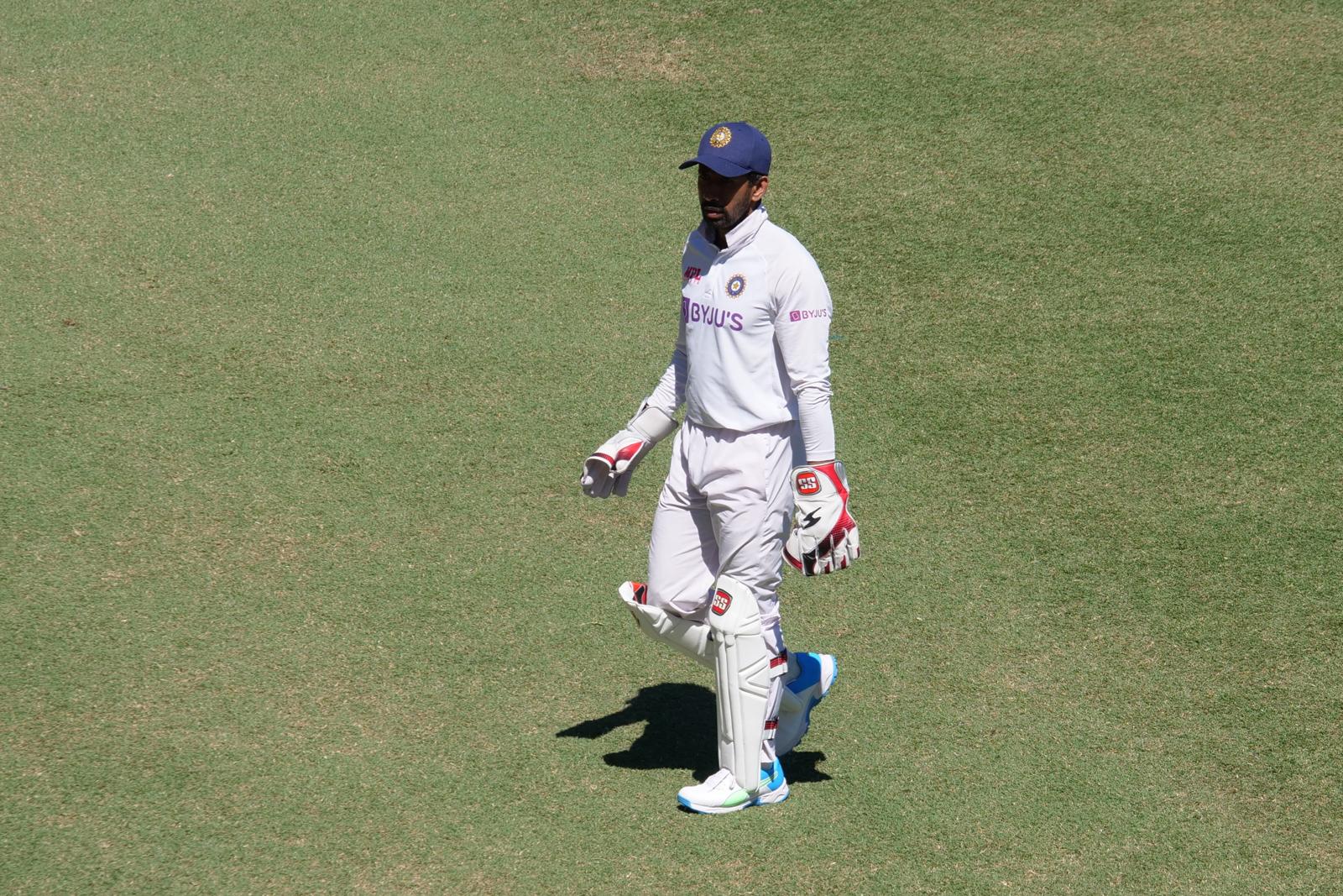 Wriddhiman Saha replaced injured wicket-keeper Rishabh Pant in the third Test at the Sydney Cricket Ground on Saturday.