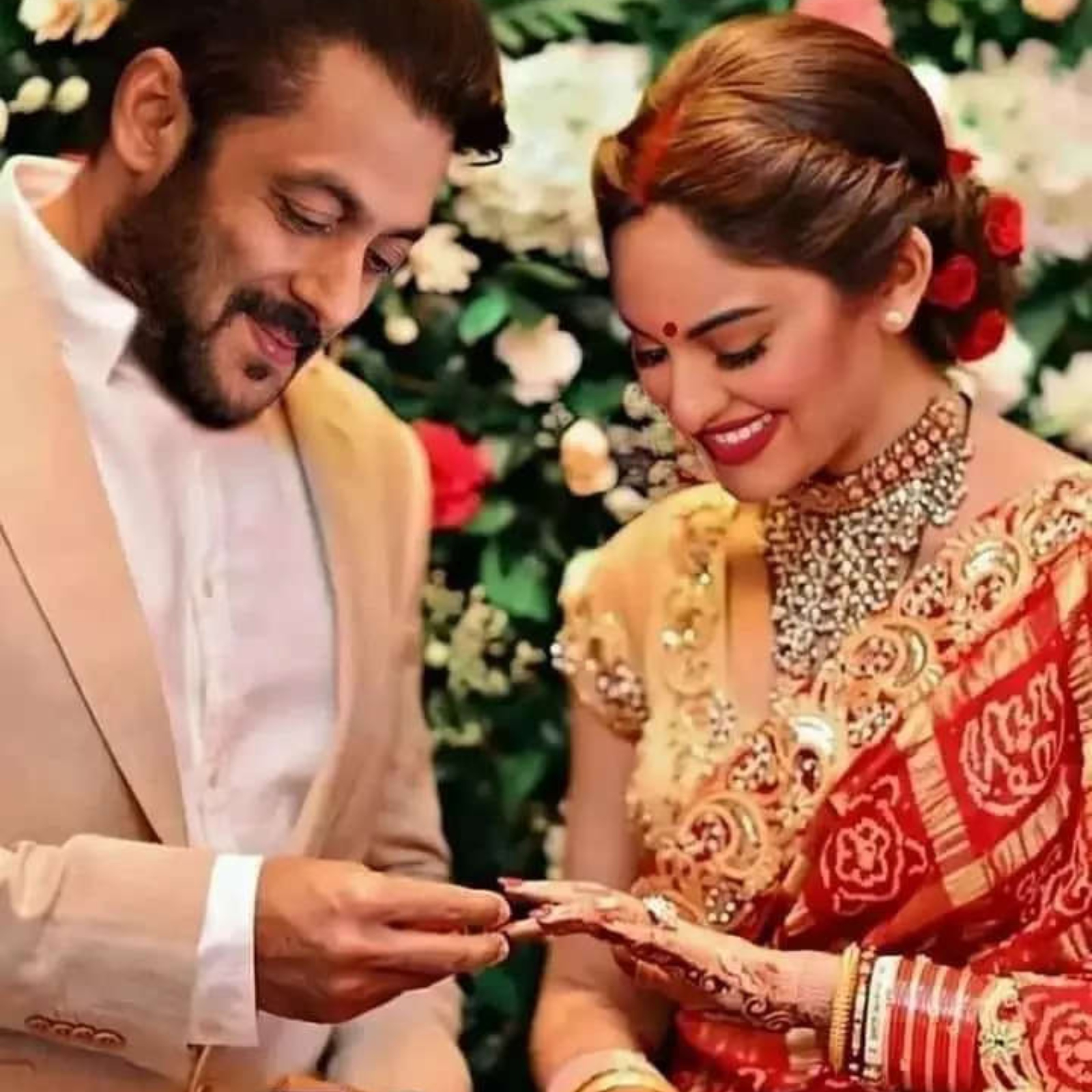 salman khan sonakshi sinha wedding pic