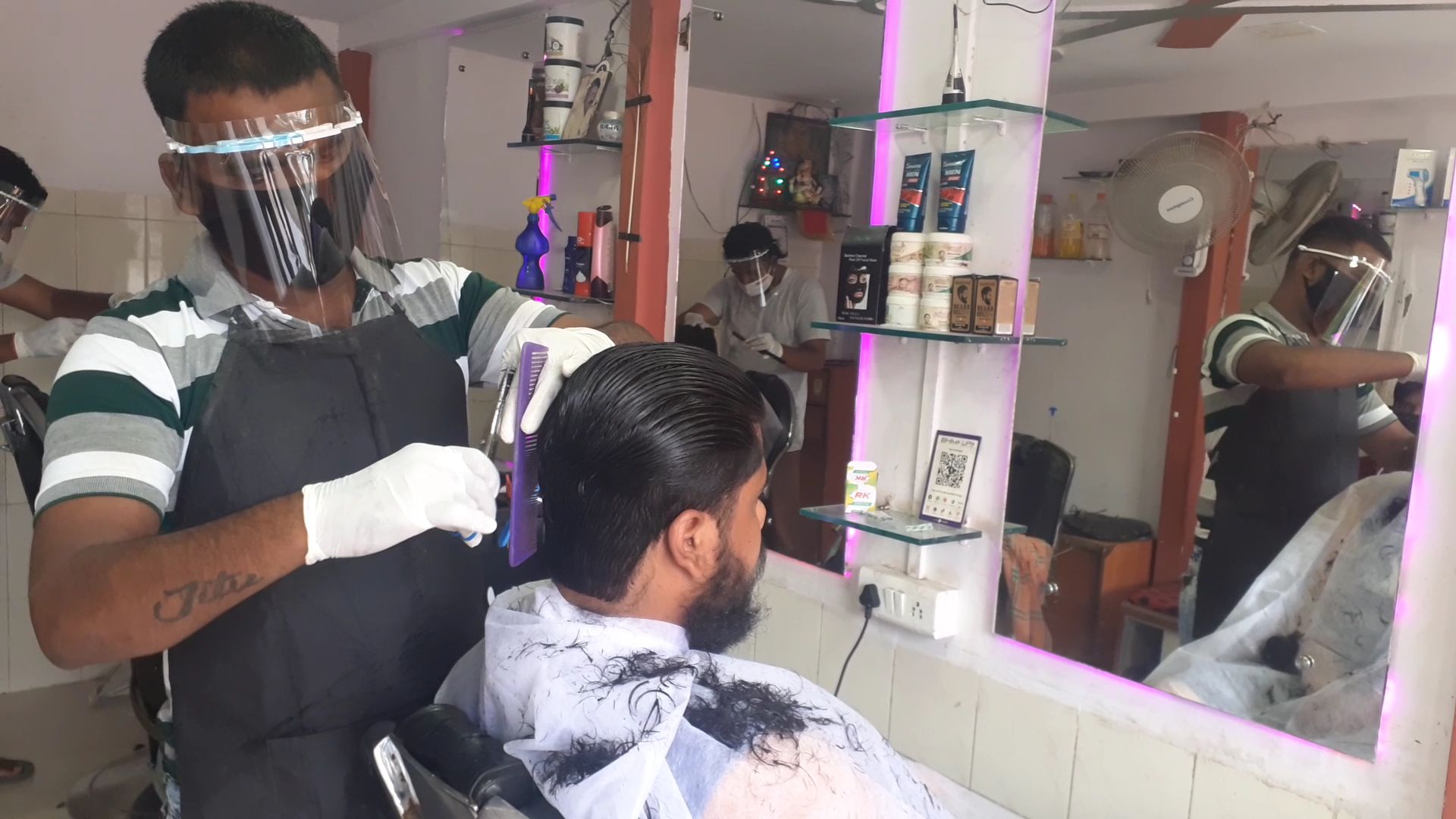 All Salon shops open in the state  from today