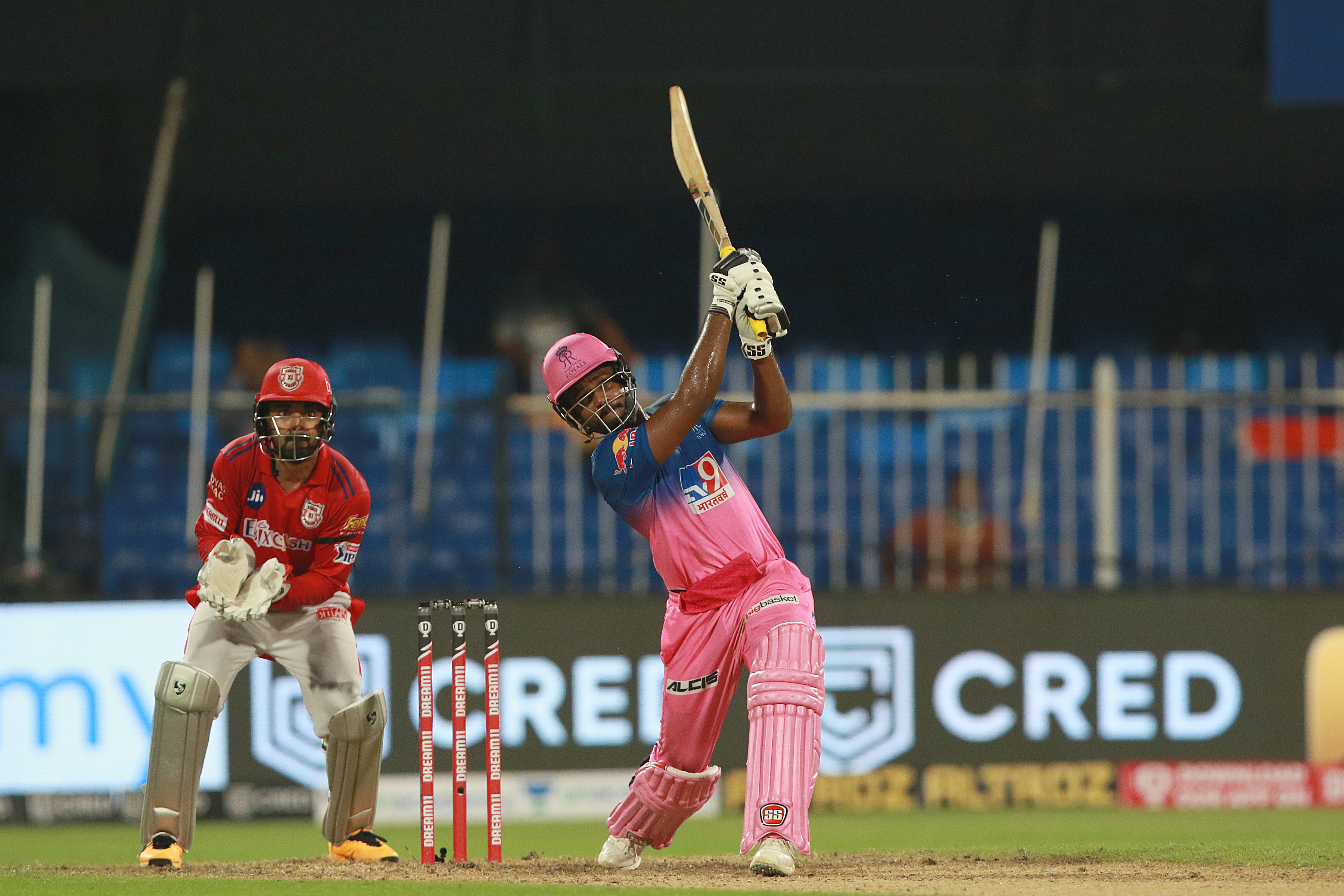 Sanju Samson scored 85 against KXIP in their last match.