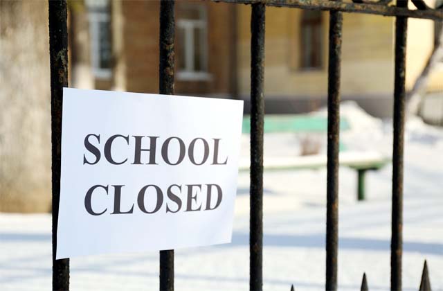 Educational institutions closed Hp