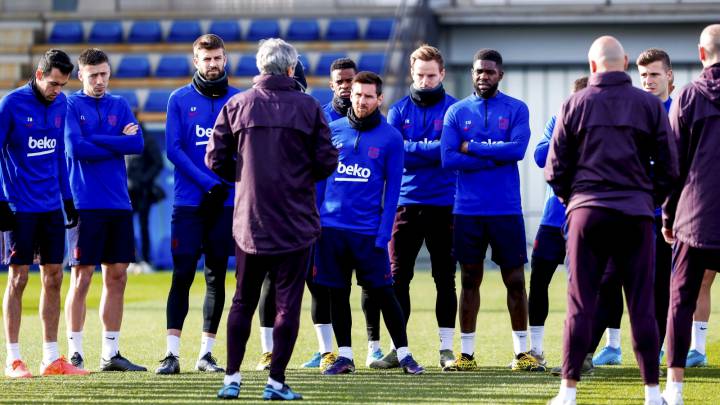 Barca coach Setien accepts team needs more time before La Liga return