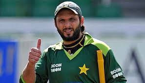 Former Pakistan captain Shahid Afridi