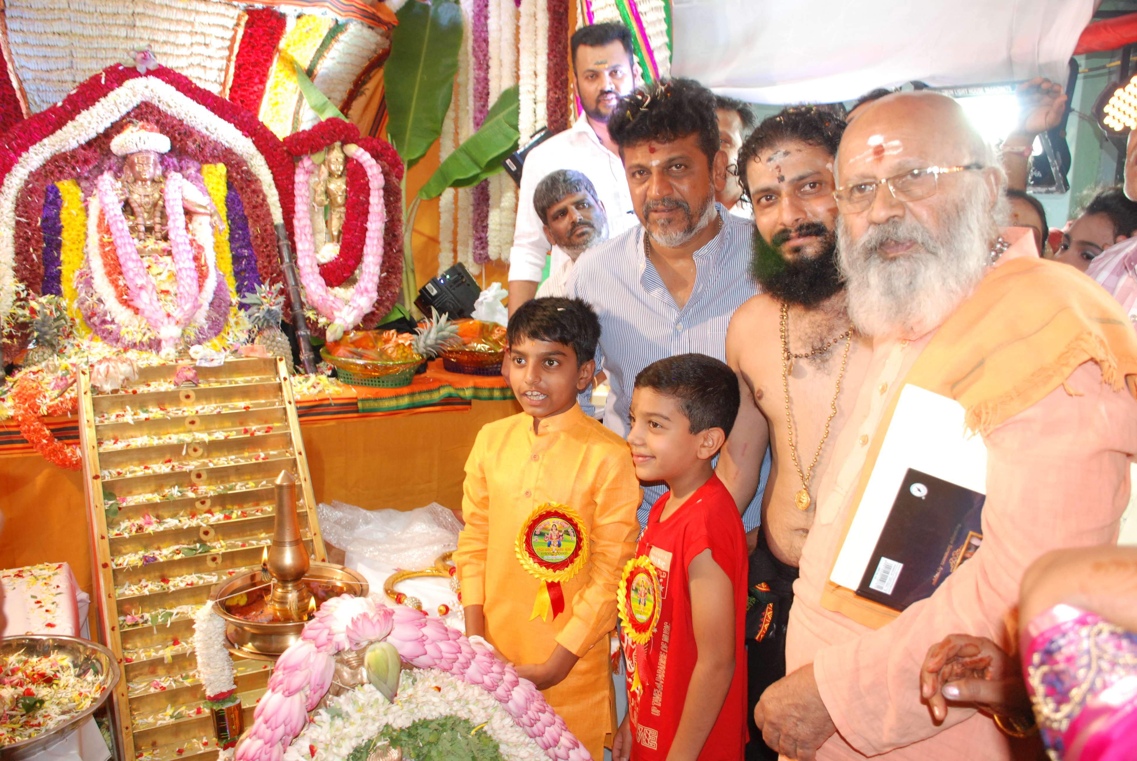 Shivarajkumar in Ayyappa swamy pooja