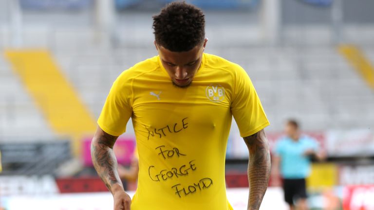 Jadon Sancho, George Floyd