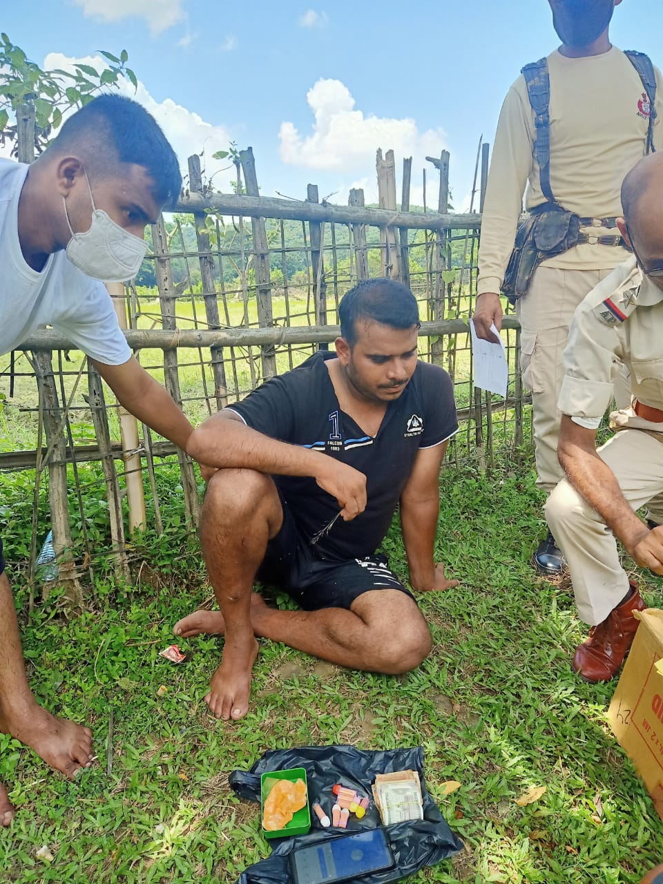 Drugs With two Paddlers Arrested By Police At Baihata