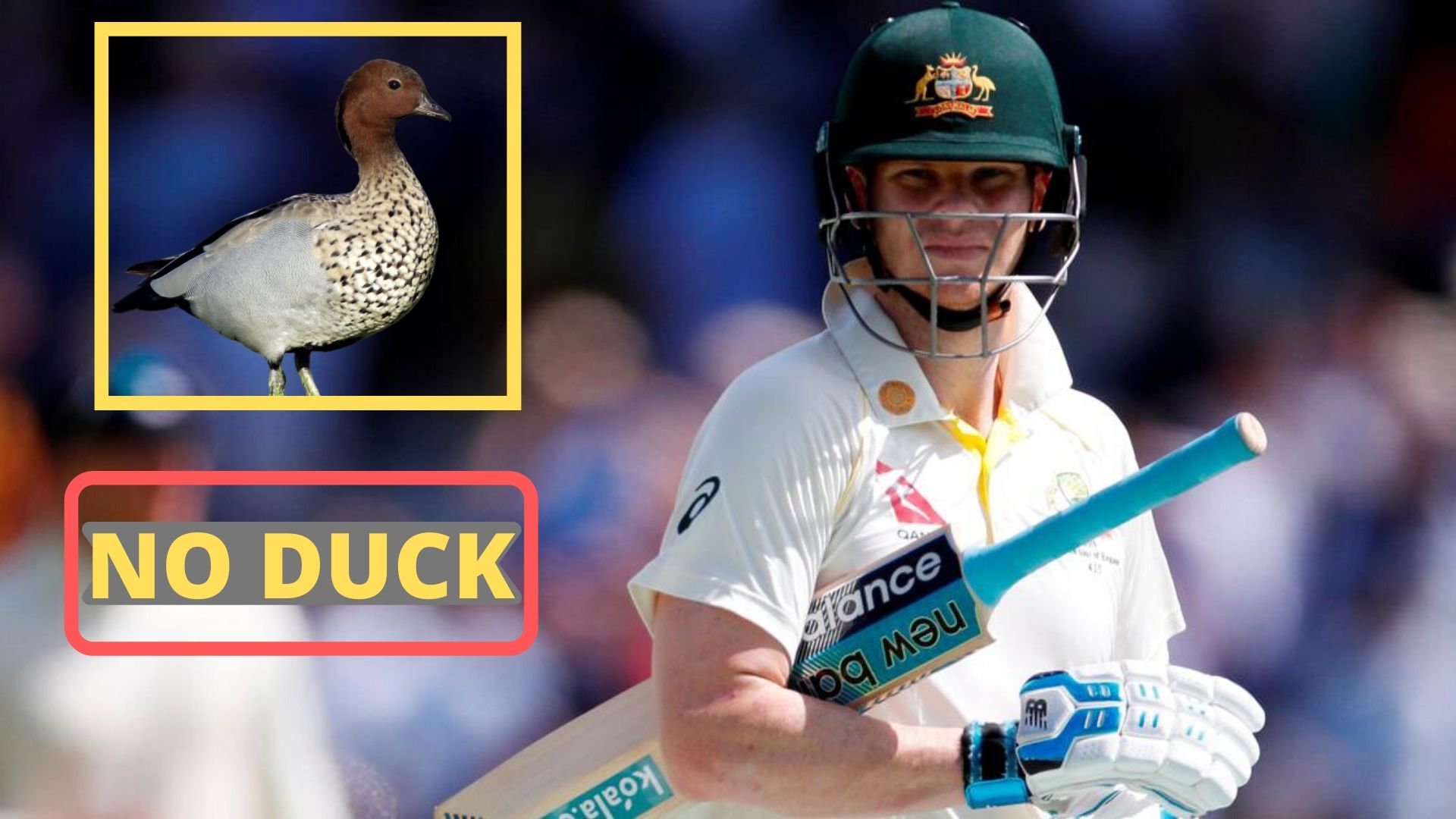 Steve Smith believes having duck before a match means getting out for duck.