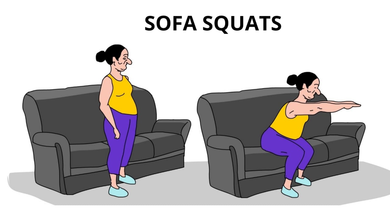 Sofa Squats