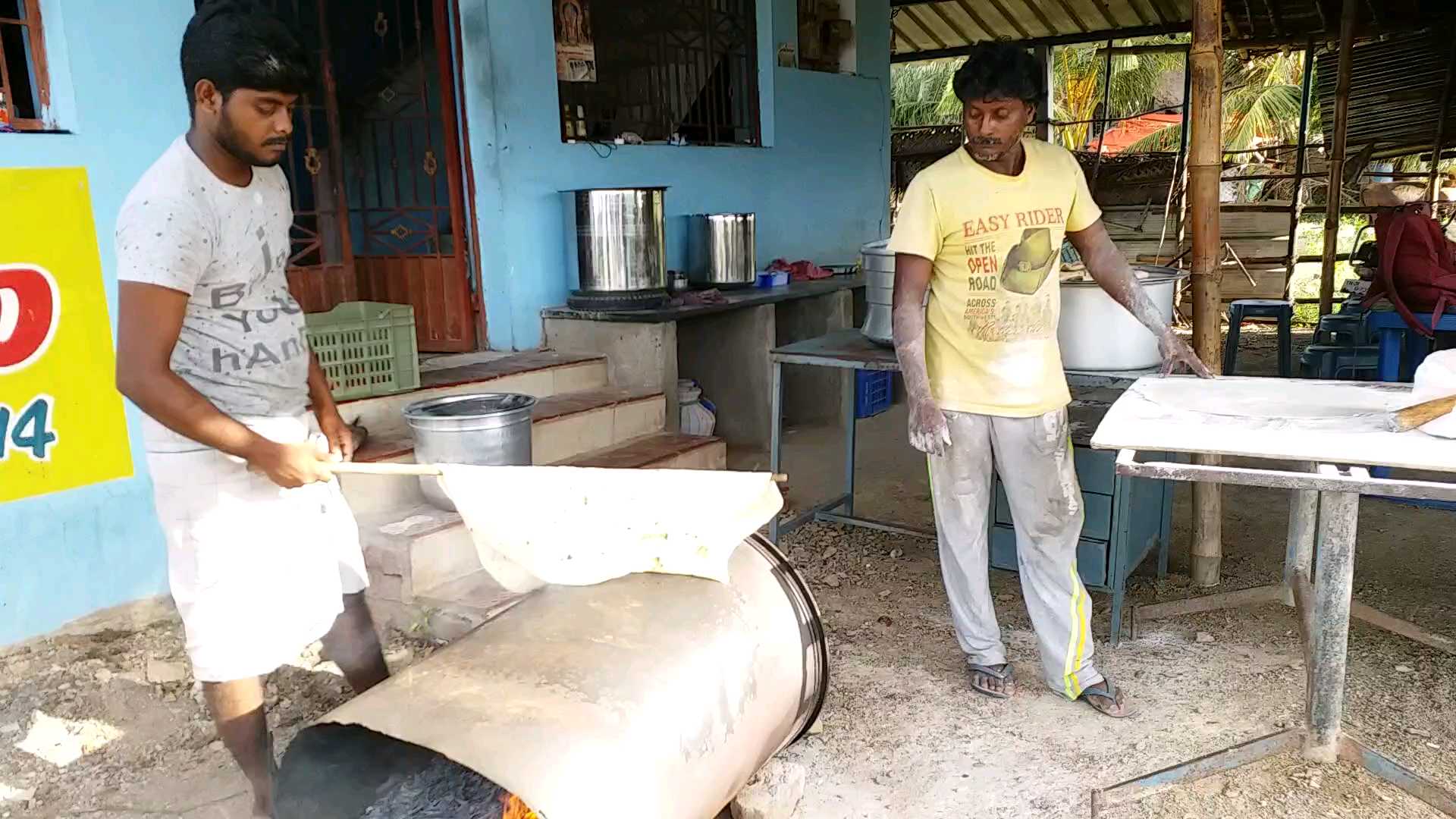 perambalur man introduced drum chapati in perambalur