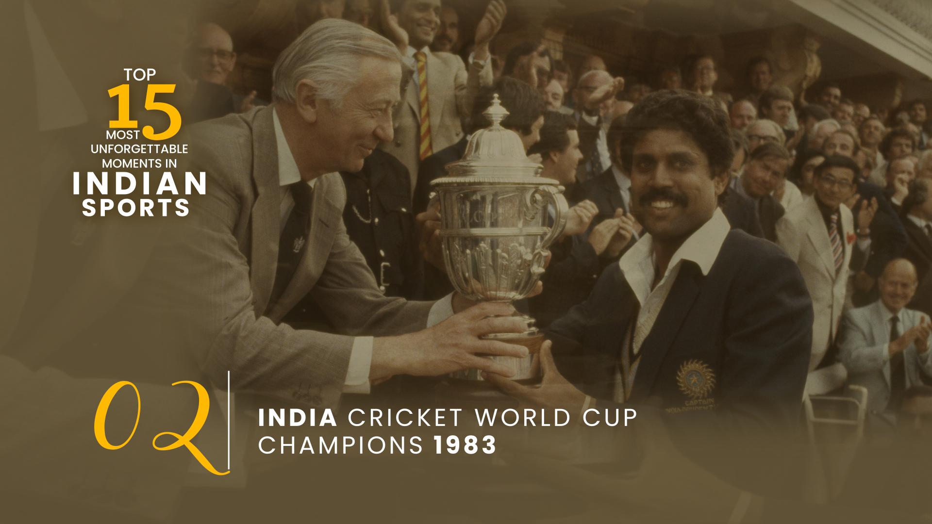 Indian cricket team's 1983 World Cup victory