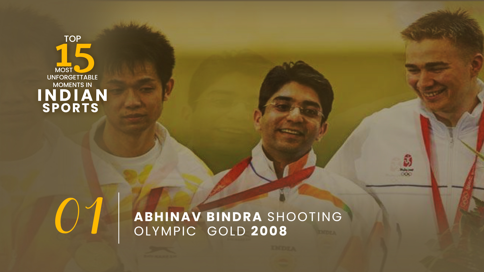 Abhinav Bindra's Olympic gold in Athens