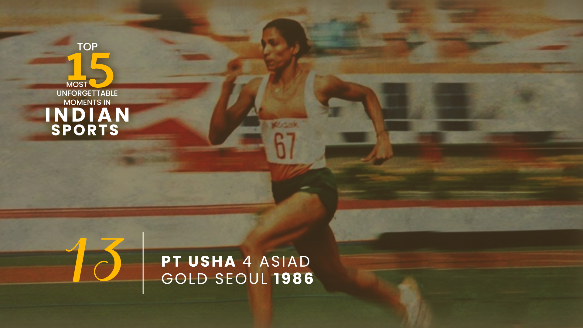 When PT Usha took 186 Seoul Asiad by storm