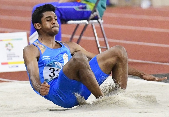 long jumper Sreeshankar