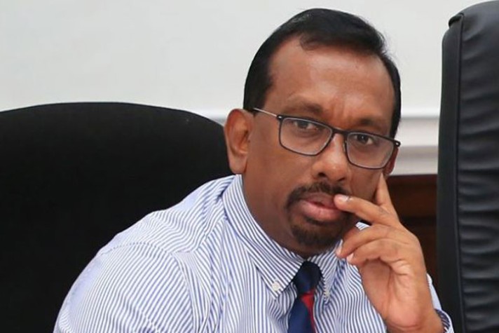 Former Sri Lanka sports minister Mahindananda Aluthgamage