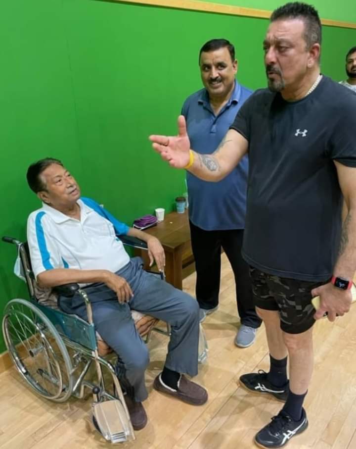 Sanjay Dutt with Pervez Musharraf