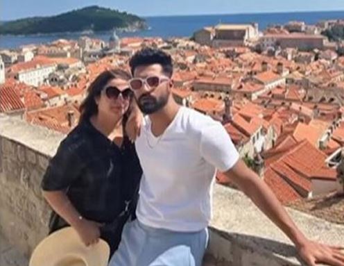 Farah Khan and Vicky Kaushal in Croatia