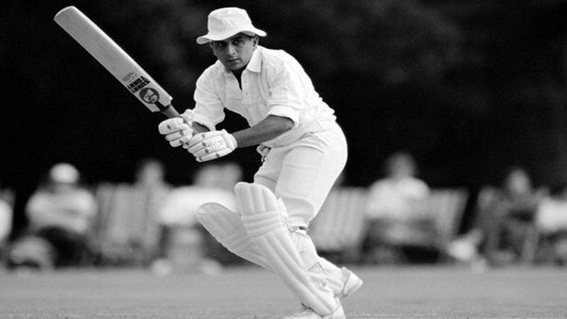 Indian opener Sunil Gavaskar during a match in the 1979 World Cup