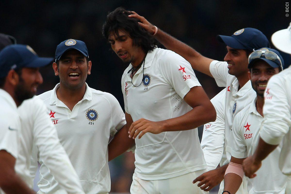 Ishant Sharma, MS Dhoni, India, 2013