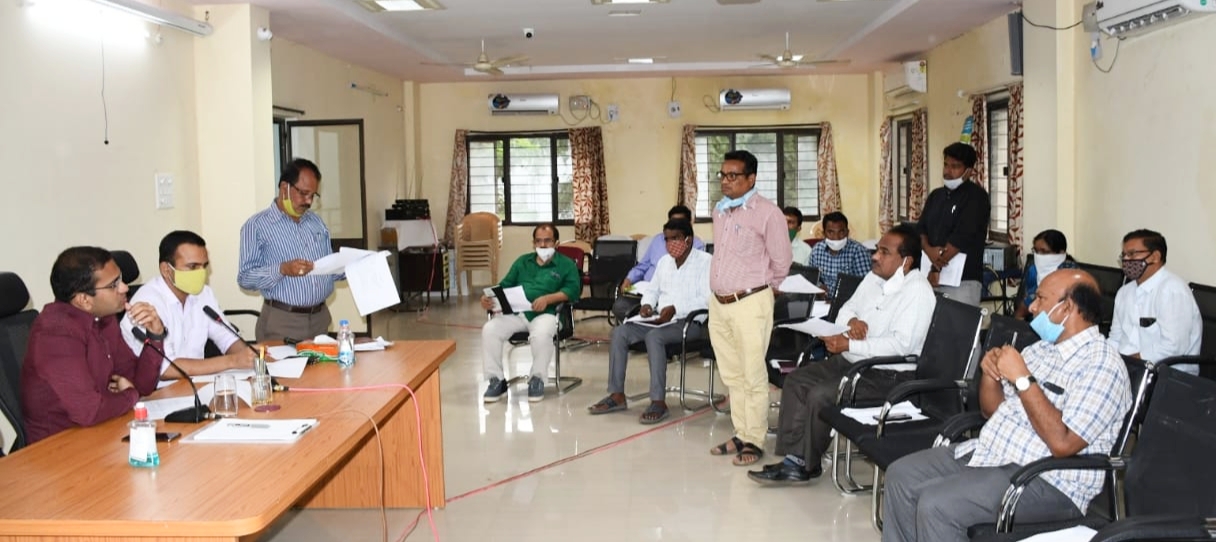 collector musharaf review on rurban scheme action plans in nirmal district