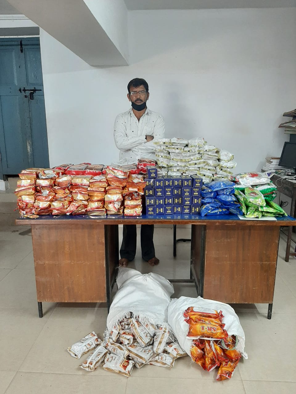 West Zone Task Force police raid Gutka bases in Hyderabad