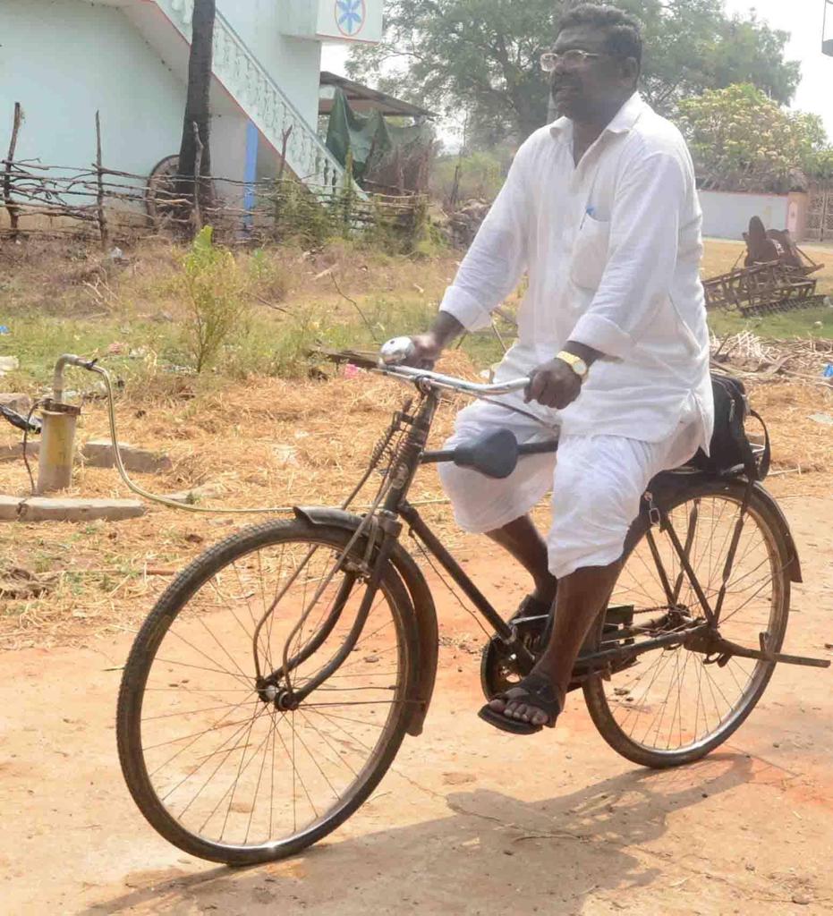 ex mla gummadi narsaiah about his memories with bicycle