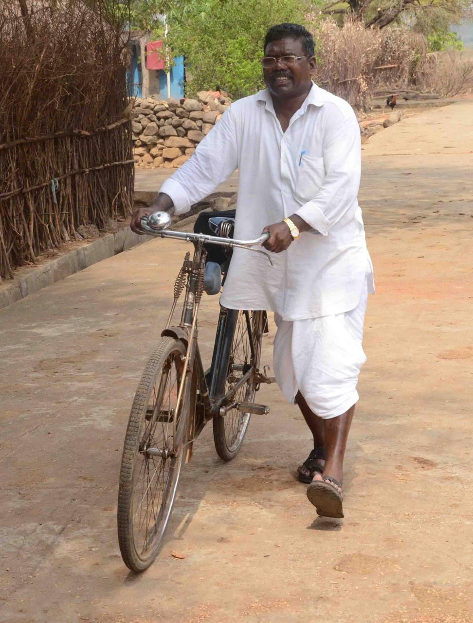 ex mla gummadi narsaiah about his memories with bicycle