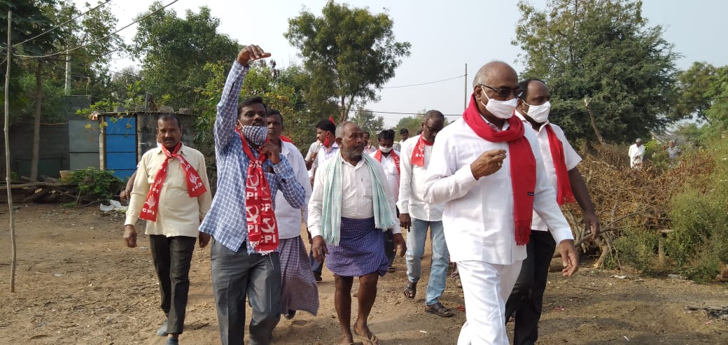 cpi telangana state secretary chada venkat reddy