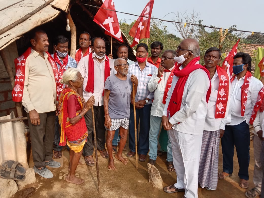 cpi telangana state secretary chada venkat reddy