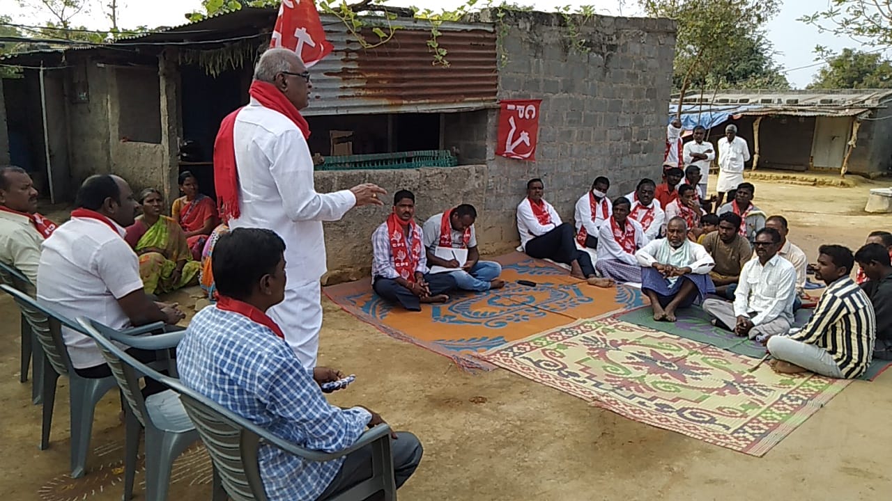 cpi telangana state secretary chada venkat reddy