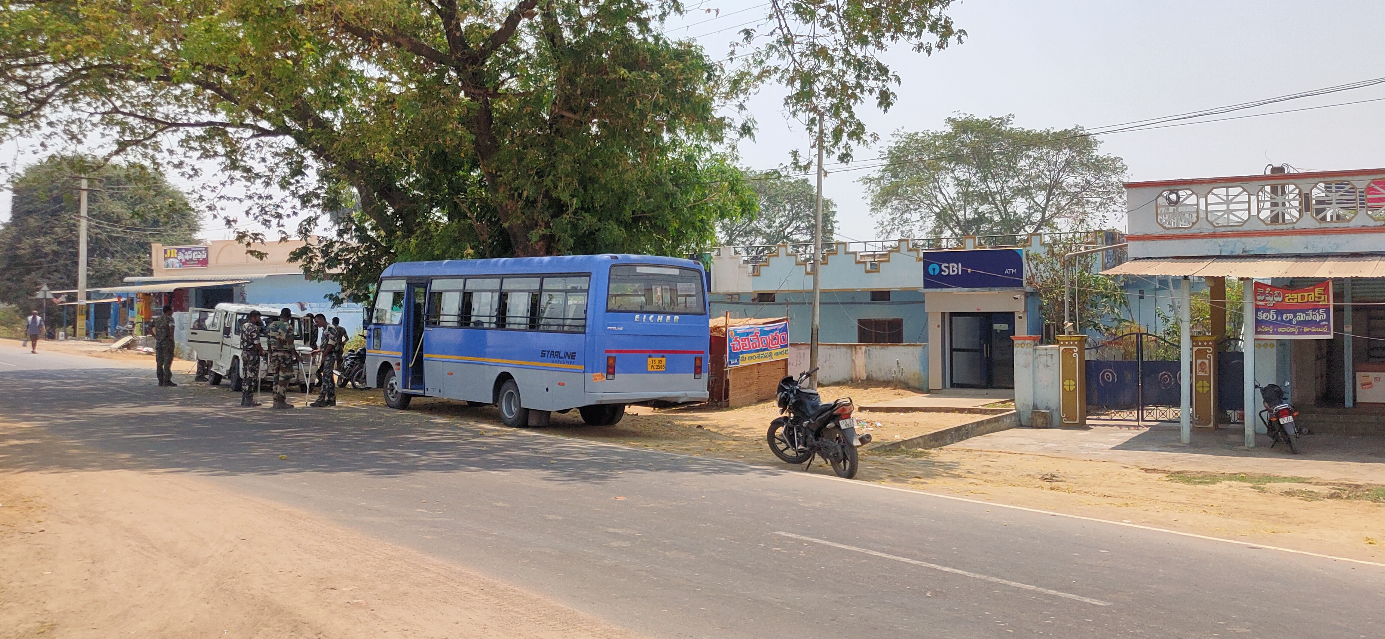 Gunjapadugu village,  police security