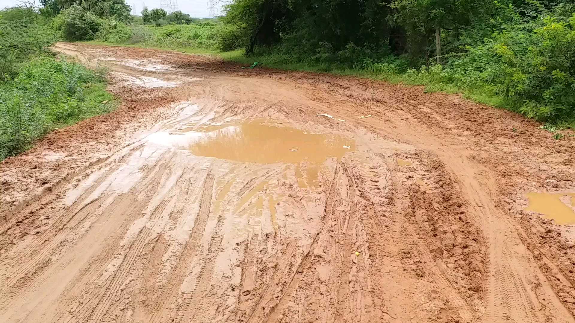 ellampally project roads damage