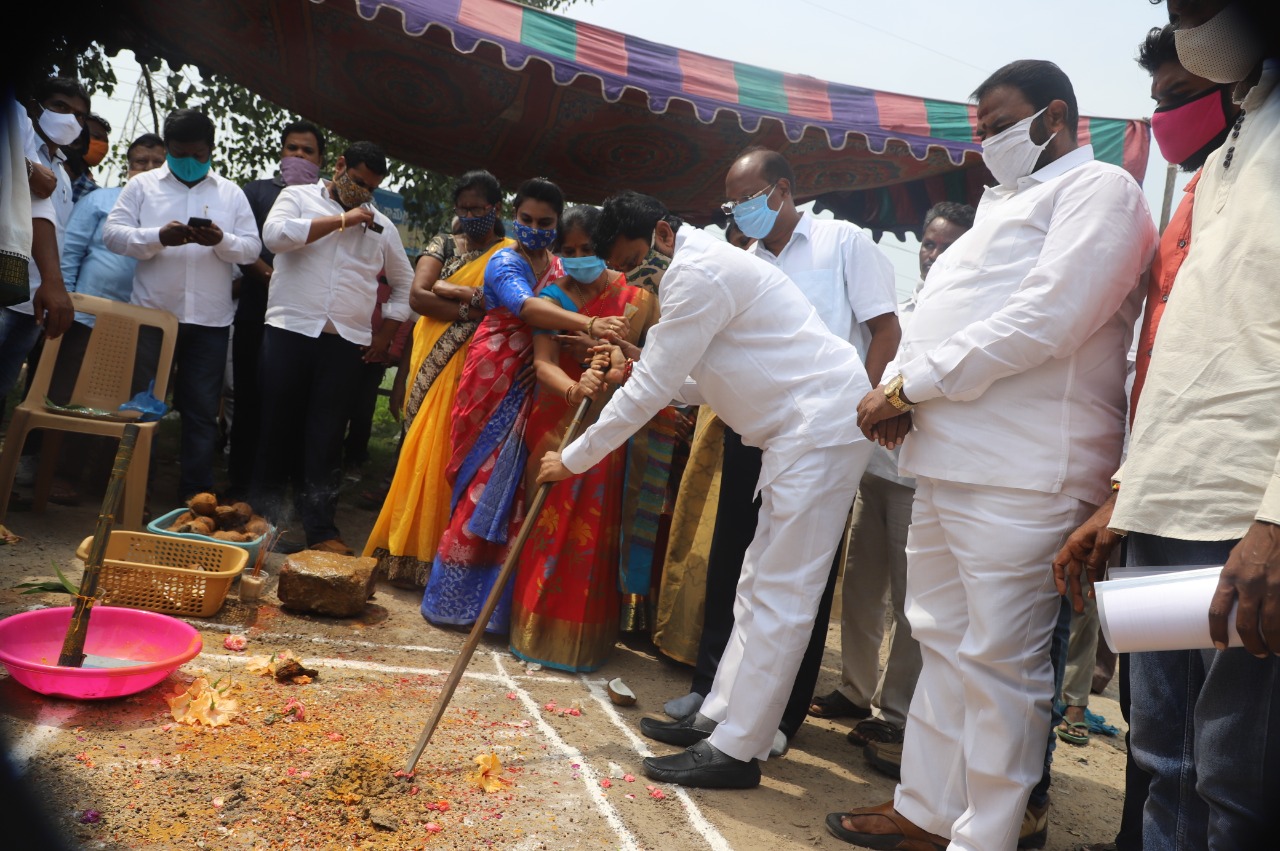 foundation for four line road in godavarikhani