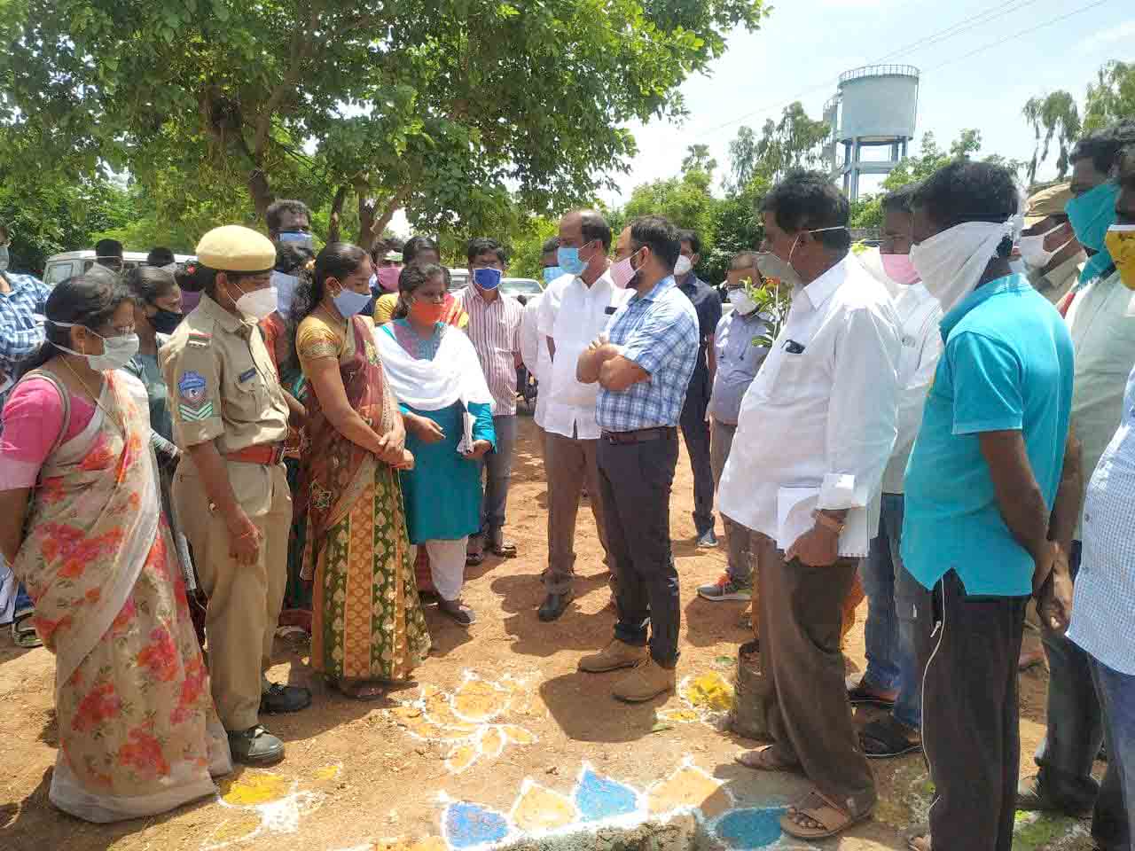 karimanagar collector shashanka participated in haritha haaram