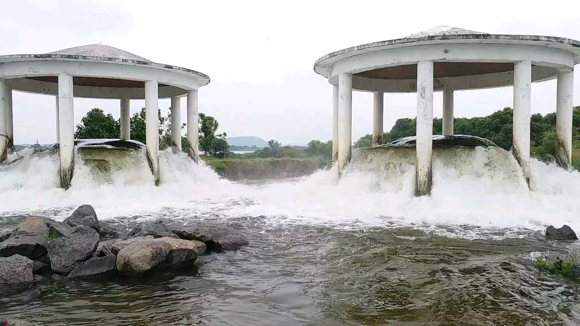 Elevations to Narayanpur Reservoir through Ellampalli Pipeline